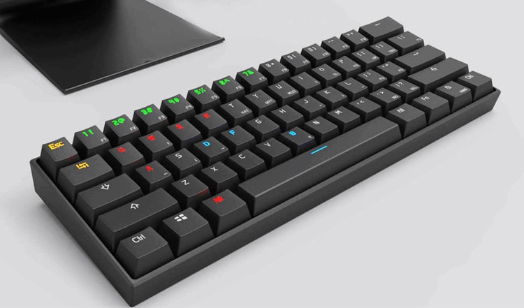 Anne Pro RGB Lighting Mechanical Keyboard w/Gateron Switches and