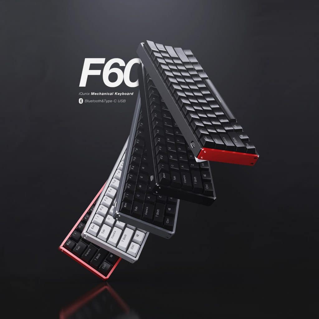 IQunix F60 Bluetooth 60% Keyboard USB-C w/ Cherry MX Switches