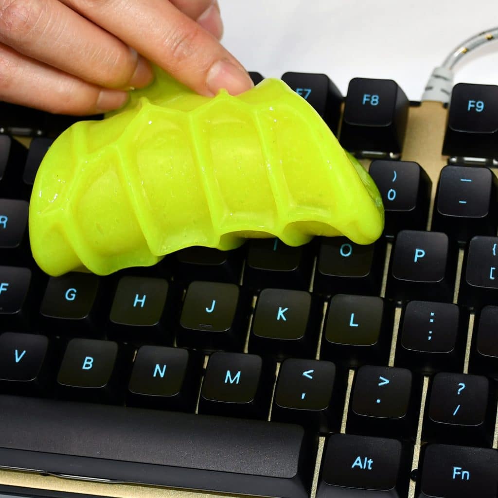 huffing computer keyboard cleaner
