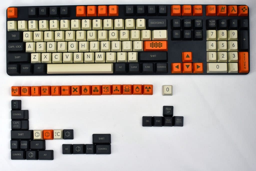 OEM Carbon PBT Keycaps (147 Keys)