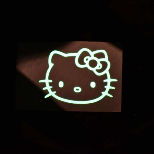 hello kitty space glow in the dark