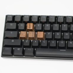 Wooden WASD Keycaps Front
