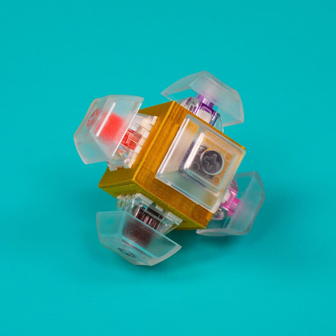 fidget cube keychain