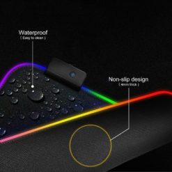 RGB LED Deskmat rubber non-slip