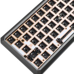 GK64xs Aluminum Case Hotswap 64 key keyboard left