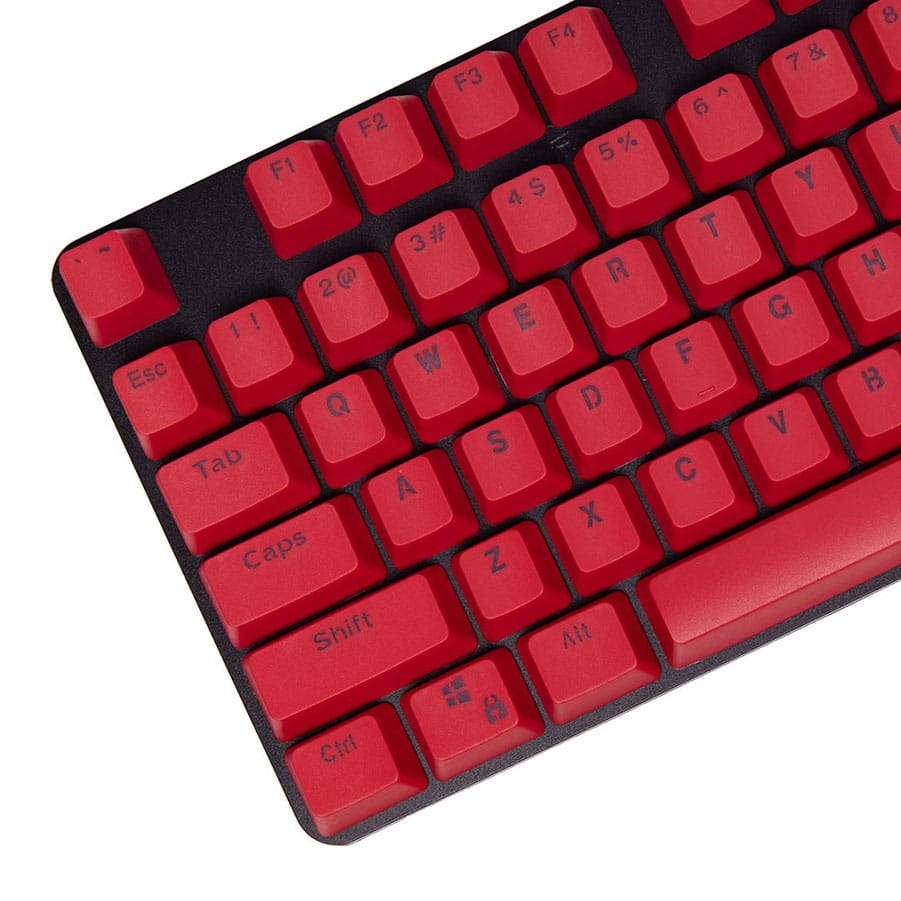 Stryker PBT Mixable Keycaps 104 key set [Red]