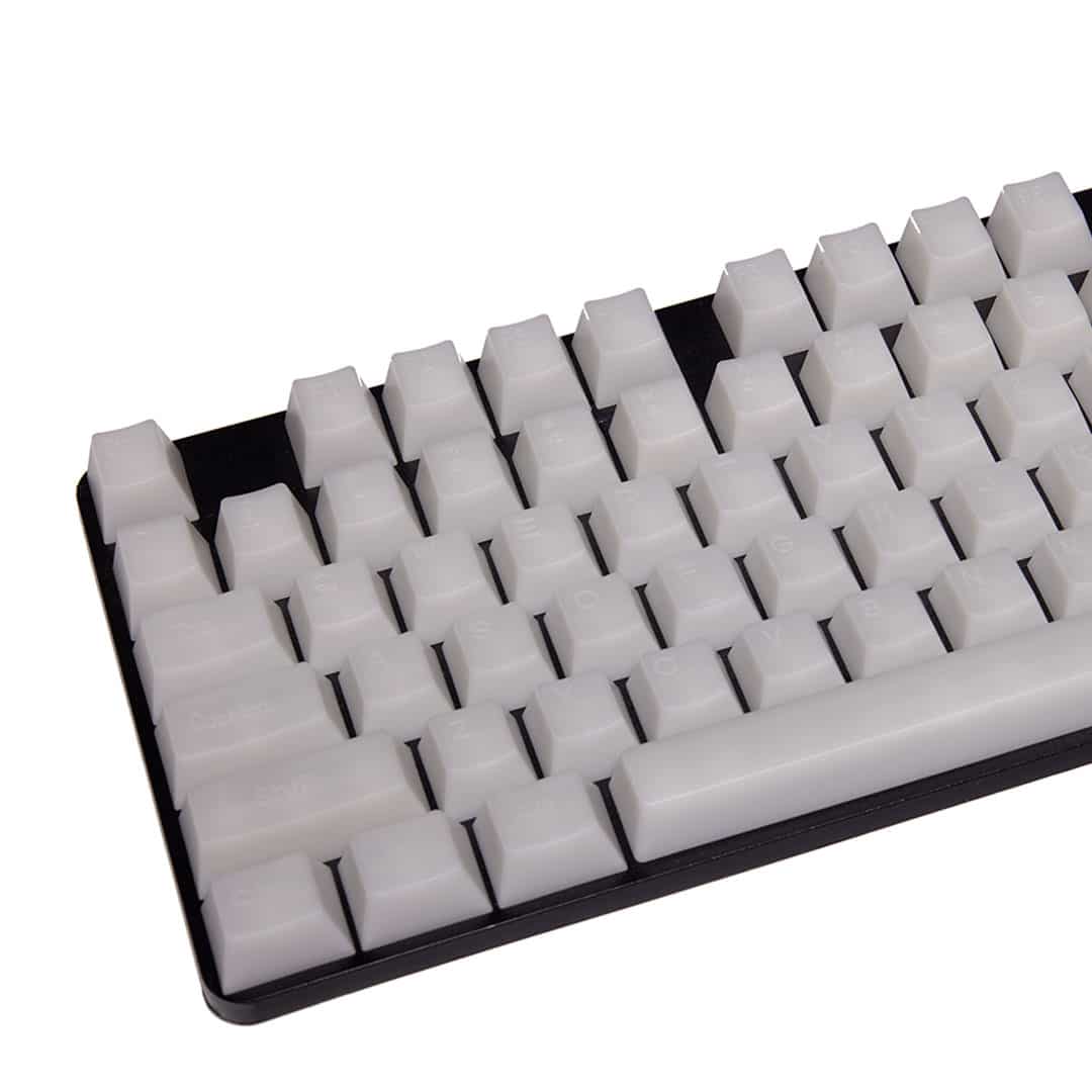 Mona Lisa Gå en tur støj POM Jelly White Keycaps (108 keycap set) | With Top Legends | Flashquark  Mechanical Keyboard Store
