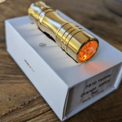 Brass Wurkkos TS10 EDC Flashlight AUX LED